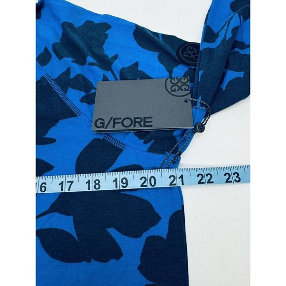 NWT G/Fore Luxe 1/4 Zip Golf Pullover Mid Layer Racer Blue SMALL $149 - Picture 6 of 9